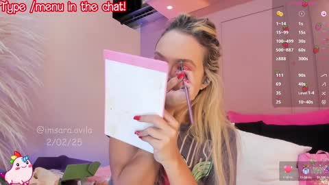 SaraAvila  online show from 02/02/25, 11:00