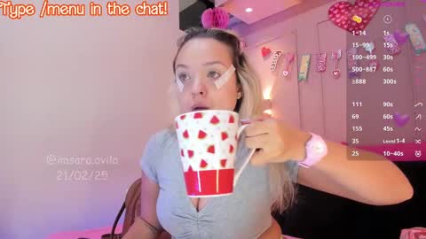 SaraAvila  online show from 02/21/25, 08:38