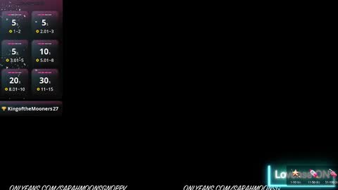 Sarah Moon online show from 09/28/25, 04:51