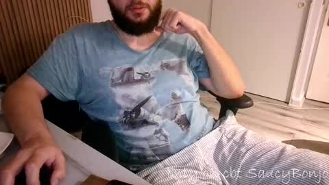 Snapshot of saucybonjo chatting on 02/25/25, 12:36 Ben online show from 02/25/25, 12:36