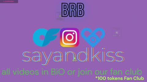 Say and kiss online show from 03/22/26, 03:15