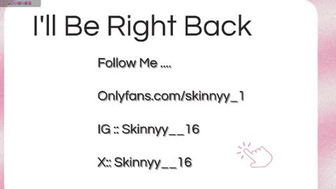 Skinnyy   online show from 05/09/26, 09:03