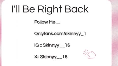Skinnyy   online show from 05/22/26, 08:21