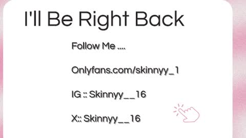 Skinnyy   online show from 06/16/26, 12:46