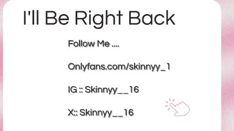 Skinnyy   online show from 07/26/26, 10:00
