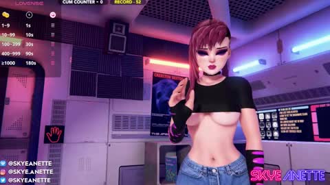 SkyeAnette online show from 01/19/25, 02:15