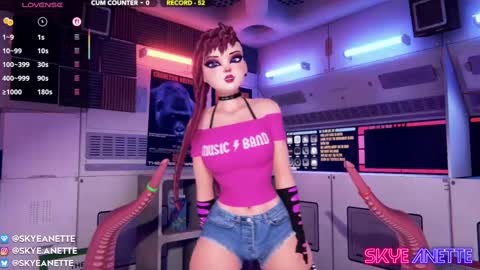 SkyeAnette online show from 03/07/25, 02:15