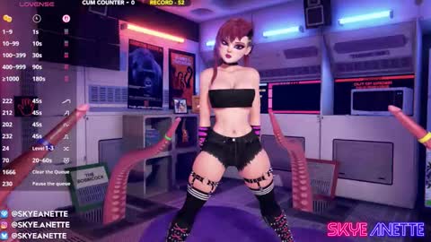 SkyeAnette online show from 09/19/25, 01:18