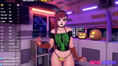 SkyeAnette online show from 10/18/25, 01:08