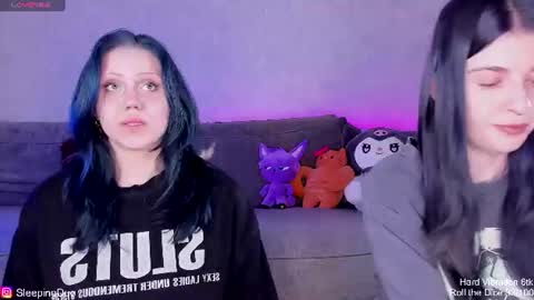 Snapshot of sleepingduo chatting on 06/26/26, 02:54 Hi We are Iva and Angela Nice to meet u 3 online show from 06/26/26, 02:54