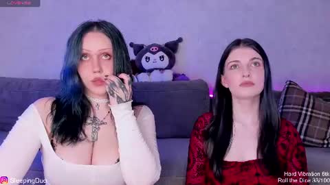 Snapshot of sleepingduo chatting on 07/03/26, 12:11 Hi We are Iva and Angela Nice to meet u 3 online show from 07/03/26, 12:11