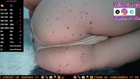 Snapshot of sofiamadisson chatting on 01/17/25, 07:16 Sofia Madisson online show from 01/17/25, 07:16