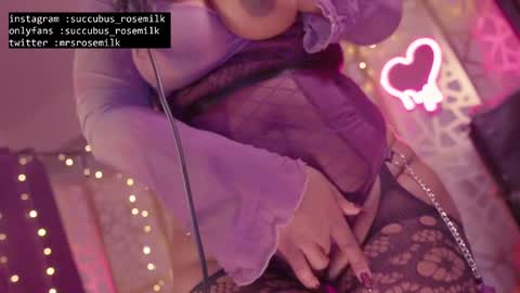 Succubus RoseMilk online show from 02/25/25, 02:47