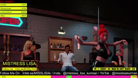 Snapshot of systaime chatting on 10/25/25, 11:21 MISTRESS LISA FIRST 3DXCHAT CAMGIRL 3dxchat anime gaming mistress domina online show from 10/25/25, 11:21