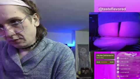 Snapshot of tasteflavored_femboy chatting on 03/03/25, 03:42 Taste online show from 03/03/25, 03:42