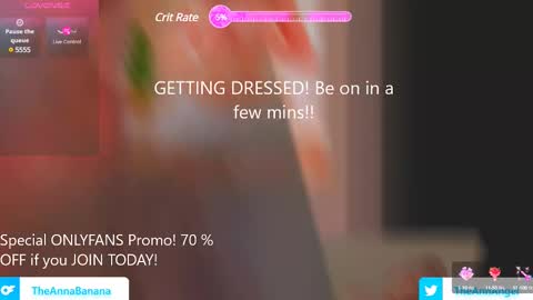 Anna Banana AKA Ann Angel online show from 02/12/25, 02:45