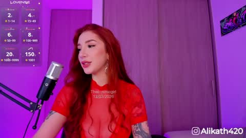 Alicia Alikath  online show from 03/12/26, 01:17
