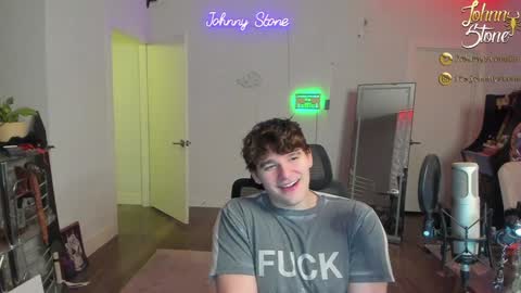 Snapshot of thejohnnystone chatting on 12/13/24, 01:26 Johnny Stone online show from 12/13/24, 01:26