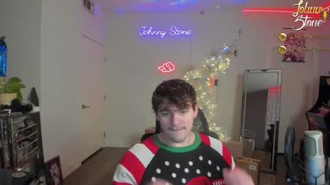 Snapshot of thejohnnystone chatting on 12/25/24, 01:20 Johnny Stone online show from 12/25/24, 01:20