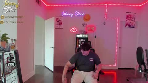 Snapshot of thejohnnystone chatting on 02/18/25, 12:15 Johnny Stone online show from 02/18/25, 12:15