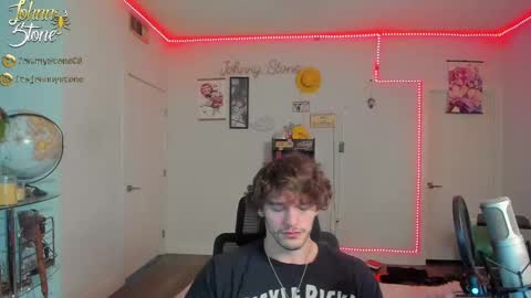 Snapshot of thejohnnystone chatting on 09/19/25, 12:23 Johnny Stone online show from 09/19/25, 12:23