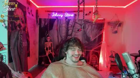 Snapshot of thejohnnystone chatting on 10/23/25, 12:21 Johnny Stone online show from 10/23/25, 12:21