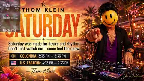 Thom Klein online show from 07/25/26, 05:43