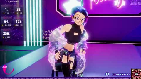 Snapshot of vexruby chatting on 11/30/25, 01:09 Vex Ruby online show from 11/30/25, 01:09