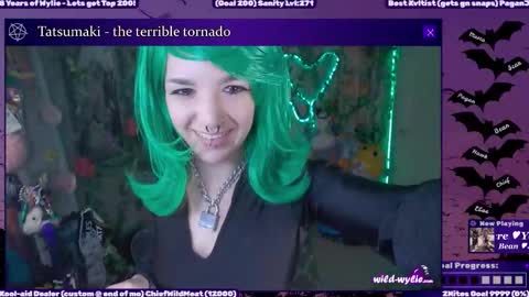 Snapshot of wildwylie chatting on 10/30/25, 01:40 Wylie Wanderlust online show from 10/30/25, 01:40