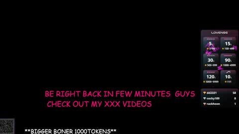 Snapshot of xclusivesecrets chatting on 01/20/25, 01:11 spoil me here online show from 01/20/25, 01:11