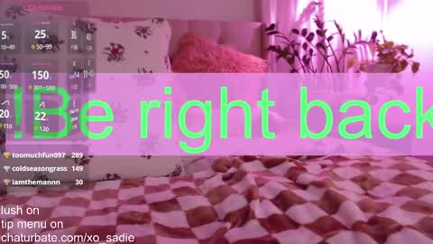 Snapshot of xo_sadie chatting on 12/30/24, 07:26 Xo Sadie online show from 12/30/24, 07:26