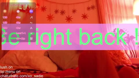 Snapshot of xo_sadie chatting on 03/30/26, 06:14 Xo Sadie online show from 03/30/26, 06:14