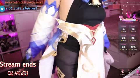 Snapshot of yourcutewaifu chatting on 04/11/26, 12:48 Lina Fansly online show from 04/11/26, 12:48