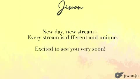 J i w o n   online show from 06/06/26, 08:13