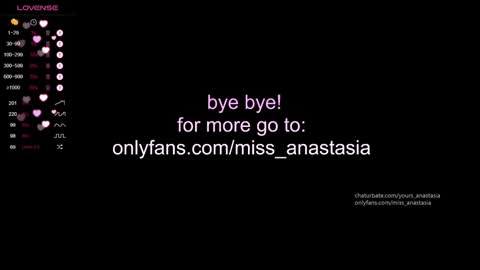 Anastasia online show from 12/21/24, 08:43