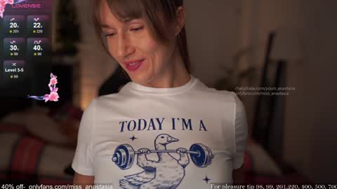 Anastasia online show from 11/28/25, 08:44