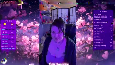 Yumi Sapphire online show from 04/21/26, 08:44