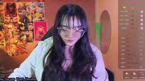 Haruno online show from 02/14/25, 02:23