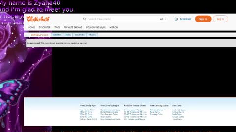 Snapshot of zy75ana chatting on 07/18/26, 04:55 KissmemyLove online show from 07/18/26, 04:55
