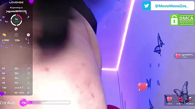 MeowMeowZoe online show from 01/06/25, 11:31