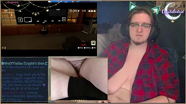 CryptidIndrid online show from 02/15/25, 02:04
