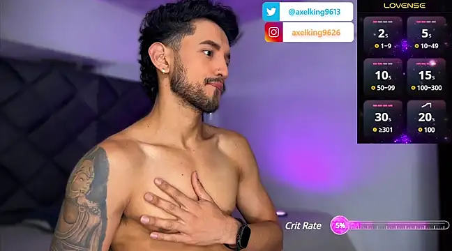 AxelKing1326 online show from 01/03/25, 10:29