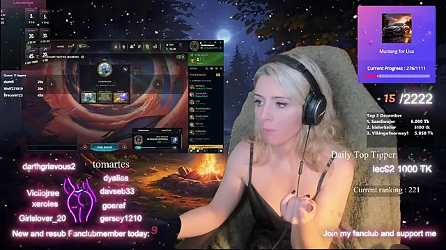 Lisaonthemoon online show from 12/17/24, 08:34