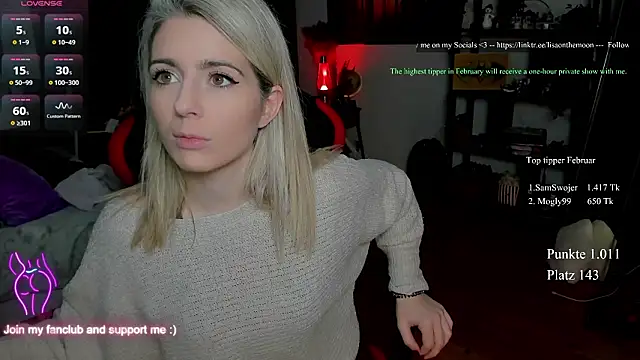 Lisaonthemoon online show from 02/05/26, 09:41