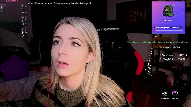 Lisaonthemoon online show from 02/07/26, 03:27