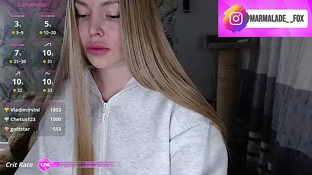 Marmalade Fox online show from 03/11/26, 02:56