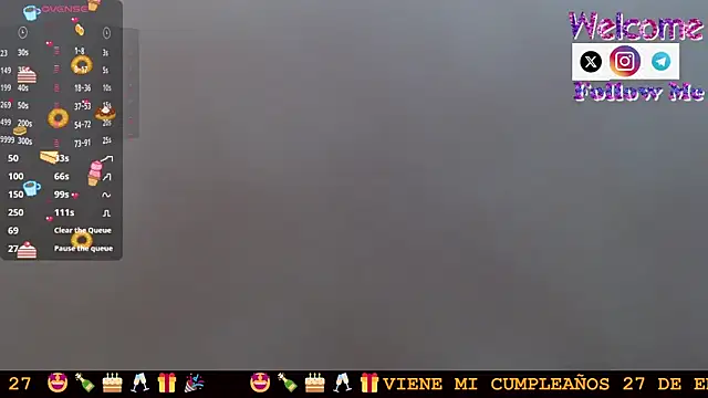 Snapshot of SofiaMadisson chatting on 01/25/25, 02:47 SofiaMadisson online show from 01/25/25, 02:47