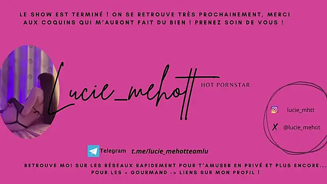 lucie mehott online show from 03/02/25, 08:40