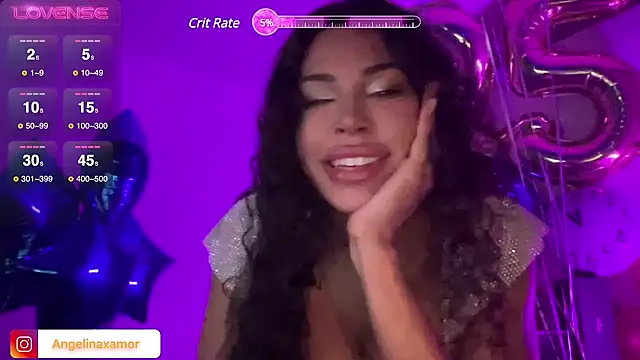 Angelina amor online show from 01/01/25, 03:02