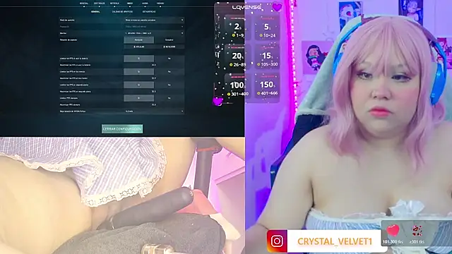 crystal7u7 online show from 10/21/25, 08:20